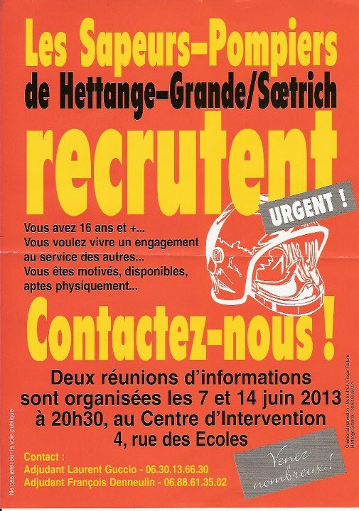 recrutement 2013